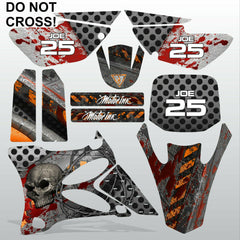 Yamaha YZ 85 2002-2014 DO NOT CROSS motocross racing decals set MX graphics kit