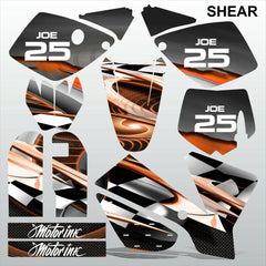 KTM SX 65 2002-2008 SHEAR motocross racing decals stripe set MX graphics kit