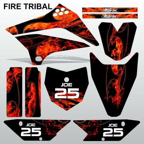 Kawasaki KLX 110 2010-2017 FIRE TRIBAL motocross decals stripe  MX graphics