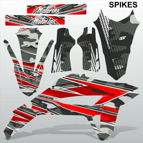 HONDA CRF 450R 2021 SPIKES motocross racing decals set MX graphics kit