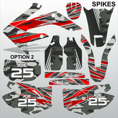 Honda CRF 250X 2004-2012 SPIKES motocross racing decals set MX graphics kit