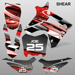 Honda CRF 110F 2013-2014 SHEAR motocross racing decals  set MX graphics kit