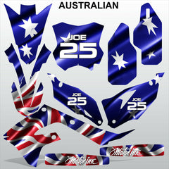 Kawasaki KXF 250 2021 AUSTRALIAN motocross racing decals set MX graphics kit
