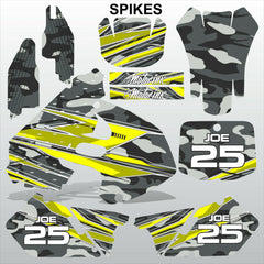 SUZUKI RM 125-250 1999-2000 SPIKES motocross racing decals set MX graphics kit