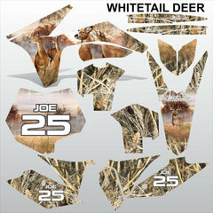 KTM SXF  2011-2012 WHITETAIL DEER motocross racing decals MX graphics stripe