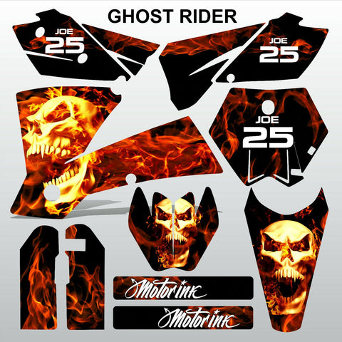 KTM SX 2003-2004 GHOST RIDER motocross decals  stripes set MX graphics kit