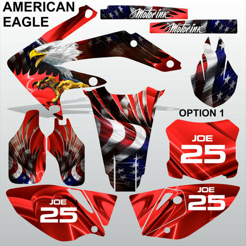 Honda CRF 450X 2005-2016 AMERICAN EAGLE racing motocross decals set MX graphics