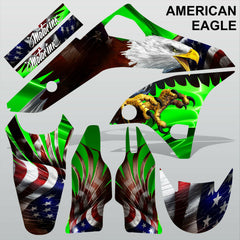 Kawasaki KXF 250 2006-2008 AMERICAN EAGLE motocross racing decals MX graphics