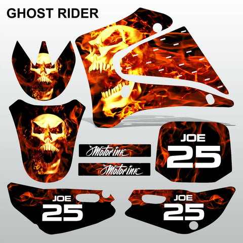 Yamaha TTR125 2000-2007 GHOST RIDER motocross racing decals set MX graphics