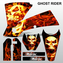 KTM EXC 2004 GHOST RIDER motocross decals racing stripes set MX graphics kit