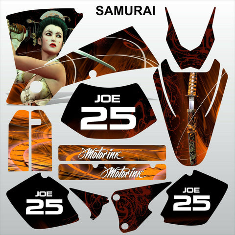 KTM EXC 2003 SAMURAI  motocross decals racing stripes set MX graphics kit