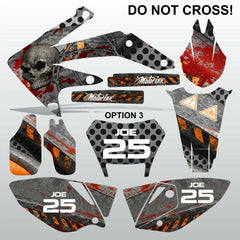 Honda CRF 450X 2005-2016 DO NOT CROSS! motocross decals set MX graphics kit
