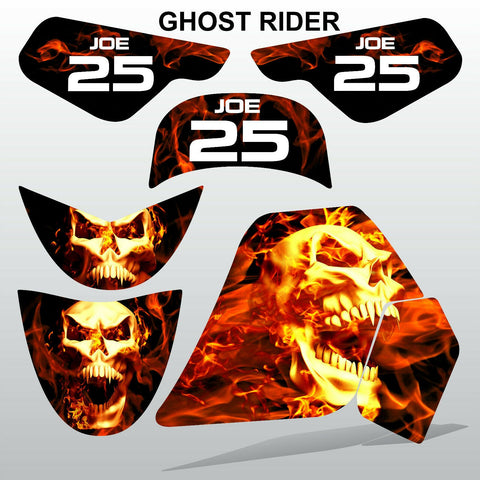 Yamaha PW 50 1992-2019 GHOST RIDER motocross decals set MX graphics kit