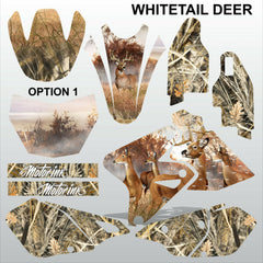 SUZUKI DRZ 400 2002-2020 WHITETAIL DEER motocross racing decals set MX graphics