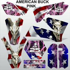 KTM SX 85-105 2006-2012 AMERICAN BUCK PINK motocross decals set MX graphics kit