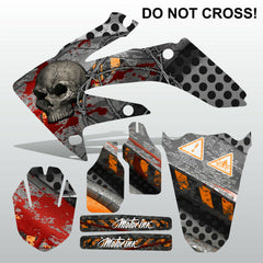 Honda CRF 250 2008-2009 DO NOT CROSS motocross decals MX graphics kit