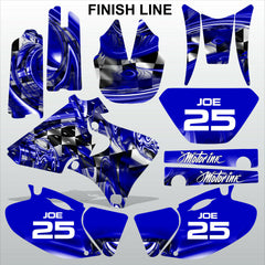 Yamaha WRF 250 426 1998-2002 FINISH LINE motocross decals set MX graphics kit