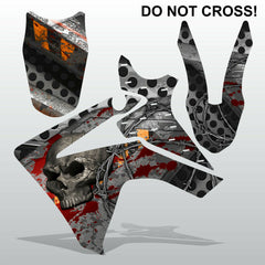 Honda CRF 110F 2013-2014 DO NOT CROSS! motocross decals MX graphics kit