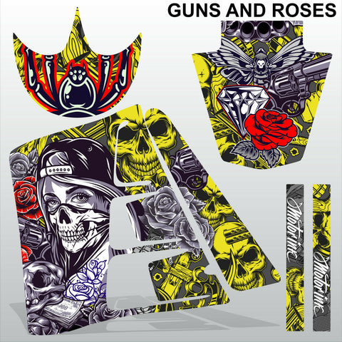 COBRA KING 50 2002-2005 GUNS AND ROSES motocross racing decals set MX graphics