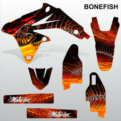 Suzuki RMZ 450 2008-2017 BONEFISH motocross racing decals set MX graphics kit