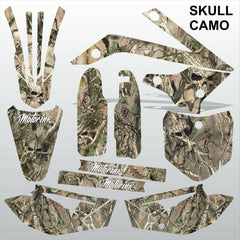 ТМ RACING 85 2013-2021 SKULL CAMO motocross racing decals set MX graphics kit