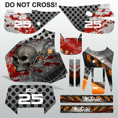 Honda XR650R 1992-1999 DO NOT CROSS! motocross decals MX graphics kit