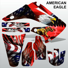 Honda CR125 CR250 2008-2012 AMERICAN EAGLE motocross racing decals MX graphics