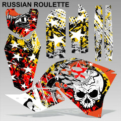 KTM SX 65 2009-2012 RUSSIAN ROULETTE motocross racing decals stripe MX graphic