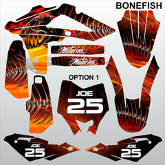 HUSQVARNA CR WR 125 2009-2013 BONEFISH motocross decals set MX graphics kit