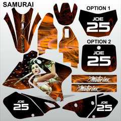 SUZUKI DRZ 400 2002-2012 SAMURAI motocross decals set MX graphics stripe kit