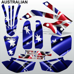 ТМ RACING 85 2013-2021 AUSTRALIAN motocross racing decals set MX graphics kit