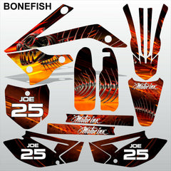 ТМ RACING 85 2013-2021 BONEFISH motocross racing decals set MX graphics kit