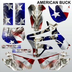 TM MX 125 250 300 450 2008-2014 AMERICAN BUCK motocross decals set MX graphics