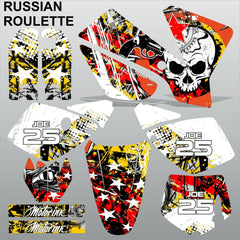 KTM SX 65 2002-2008 RUSSIAN ROULETTE motocross racing decals stripe MX graphics