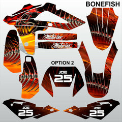 HUSQVARNA CR WR 125 2009-2013 BONEFISH motocross decals set MX graphics kit