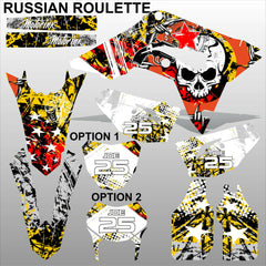 HONDA CR 250 450 2018-2021 RUSSIAN ROULETTE motocross racing decals MX graphics