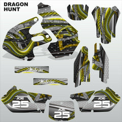 Suzuki RM 125-250 1999 2000 DRAGON HUNT motocross decals set MX graphics kit