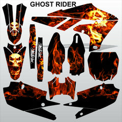 Yamaha YZF 450 2018-2021  GHOST RIDER motocross racing decals set MX graphics