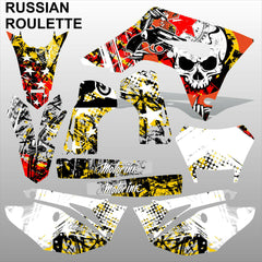 Honda CRF 450X 2018-2021 RUSSIAN ROULETTE motocross racing decals MX graphics