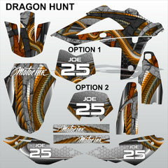 HUSQVARNA 250 450 510 2008-2010 DRAGON HUNT motocross decals MX graphics kit