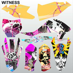 KTM SXF SX 125-450 2016-2018 WITNESS motocross racing decals set MX graphics kit