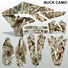 Yamaha YZF 250 2019-2021 BUCK CAMO motocross racing decals set MX graphics kit