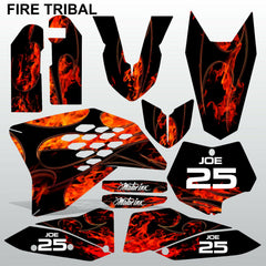 KTM SX 2007-2010 FIRE TRIBAL  motocross decals racing stripes set MX graphics