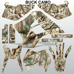 Kawasaki KDX 200 220 1995-2008 BUCK CAMO motocross decals set MX graphics kit