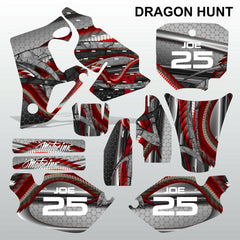 Honda CR80 1996-2002 DRAGON HUNT motocross decals set MX graphics kit