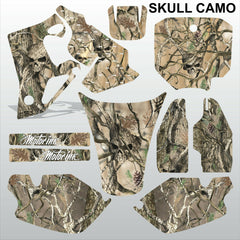 Honda CR80 1996-2002 SKULL CAMO motocross racing decals set MX graphics kit