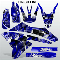 Yamaha WR 250X 250R 2008-2015 FINISH LINE motocross decals set MX graphics kit
