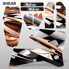 KTM SX 2005-2006 SHEAR motocross decals racing stripes set MX graphics kit