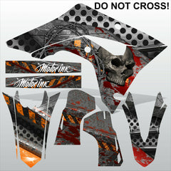 HONDA CRF 450RL 450L 2019-2022 DO NOT CROSS motocross racing decals MX graphics