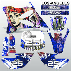 Yamaha YZ 85 2002-2014 LOS-ANGELES motocross racing decals set MX graphics kit